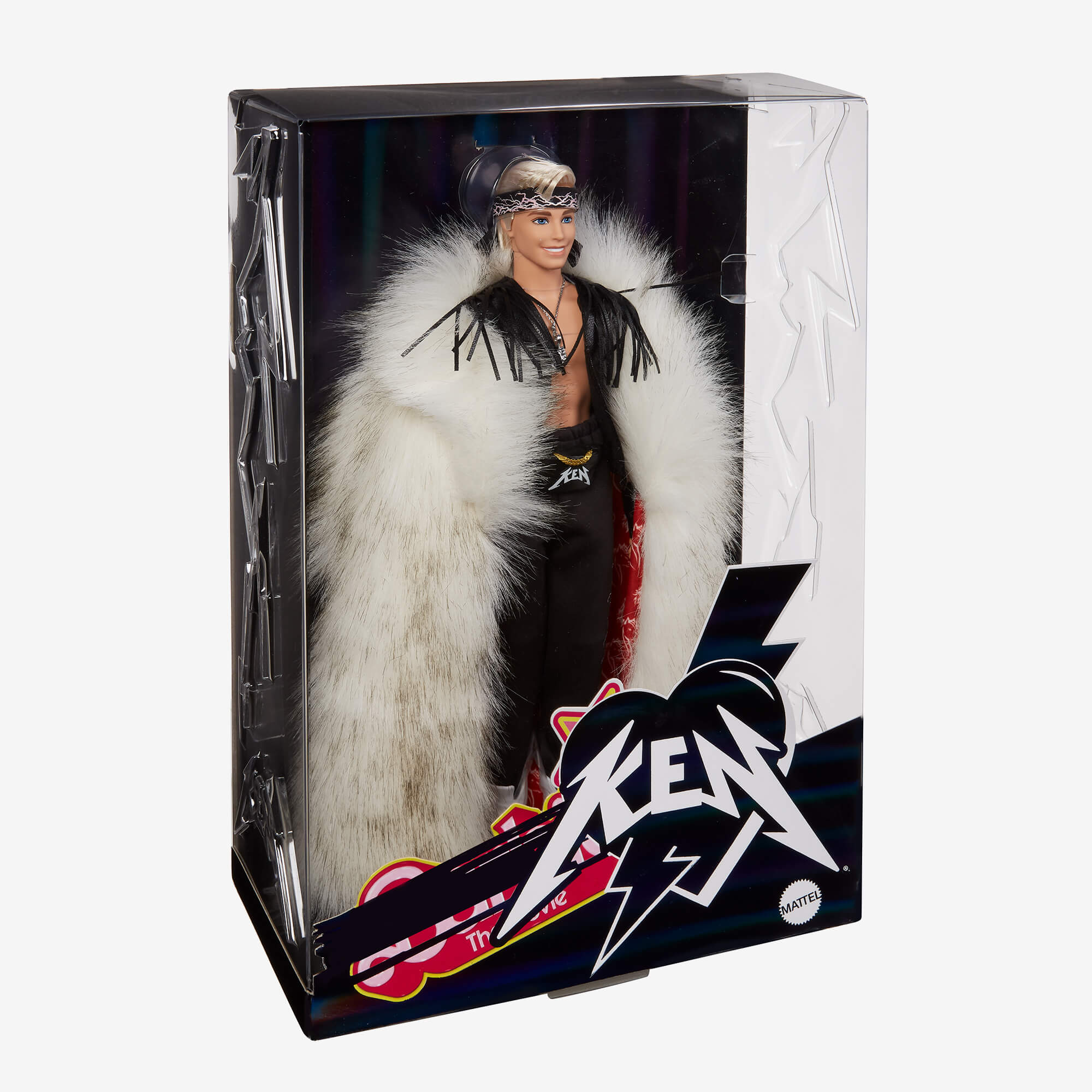 Ken Doll in Faux Fur Coat and Black Fringe Vest ?C Barbie The Movie - Image 17