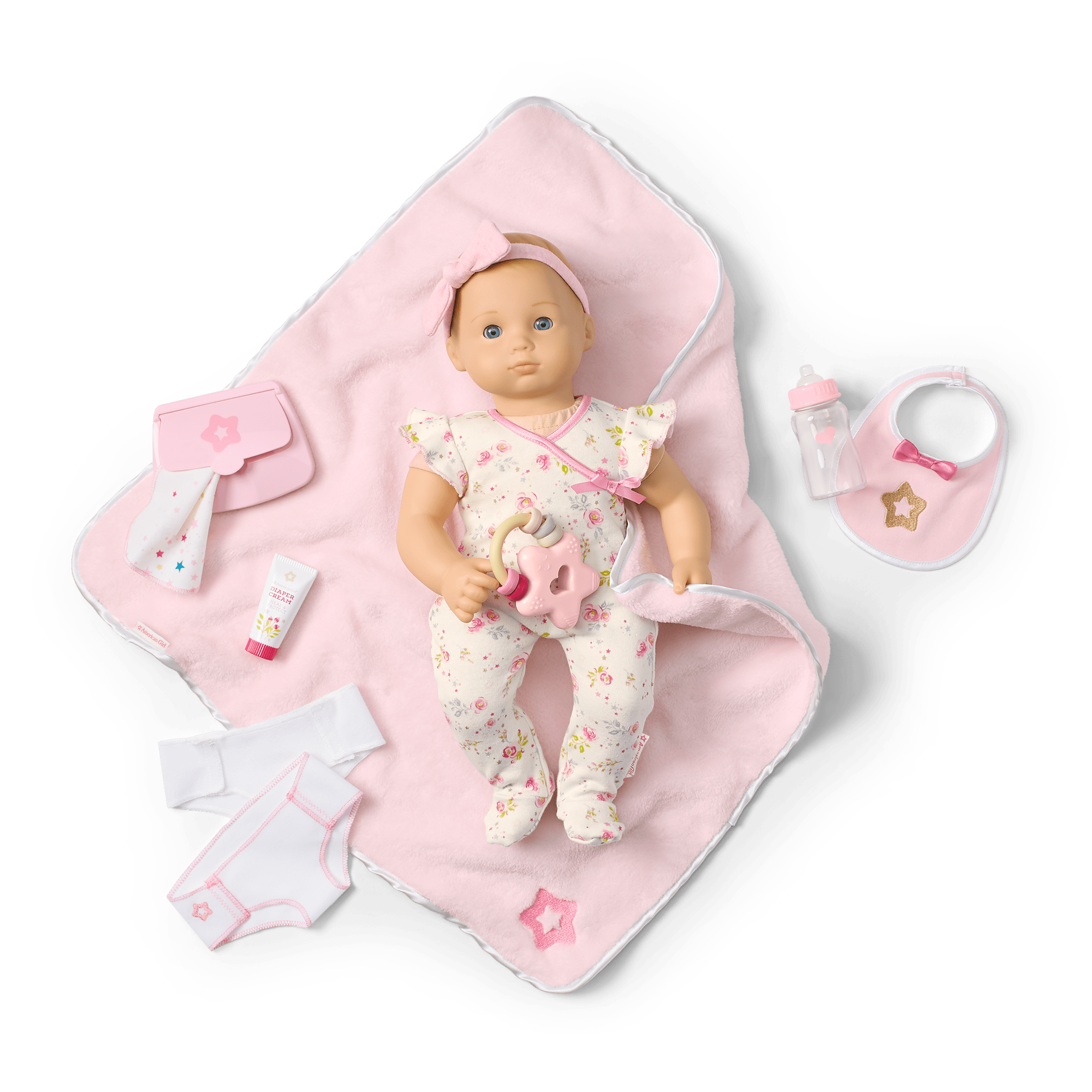 Bitty Baby? Doll #3 with blonde hair Care & Play Set - Image 3