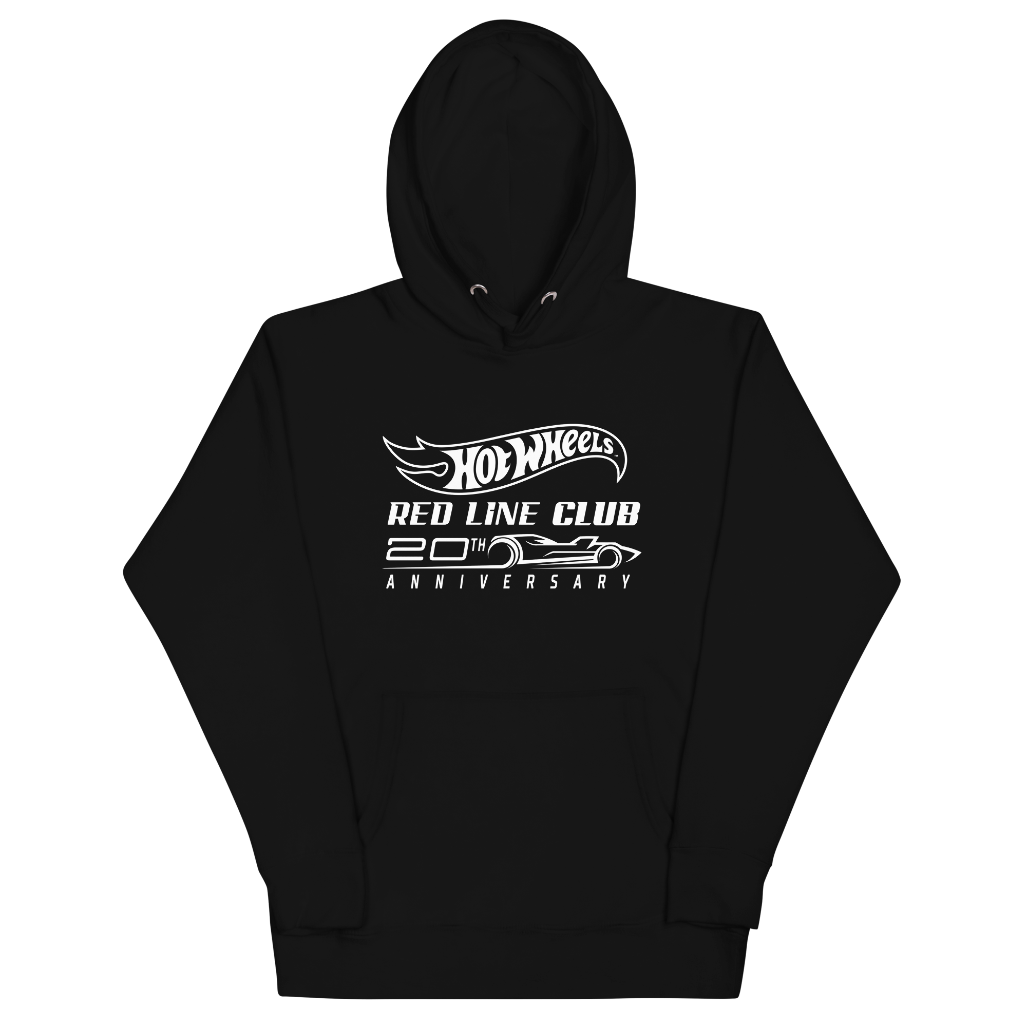 Hot Wheels? Red Line Club? 20th Anniversary Silhouette Logo Black Hoodie