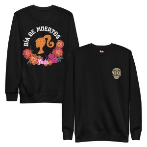 Barbie D??a de Muertos Floral Black Sweatshirt