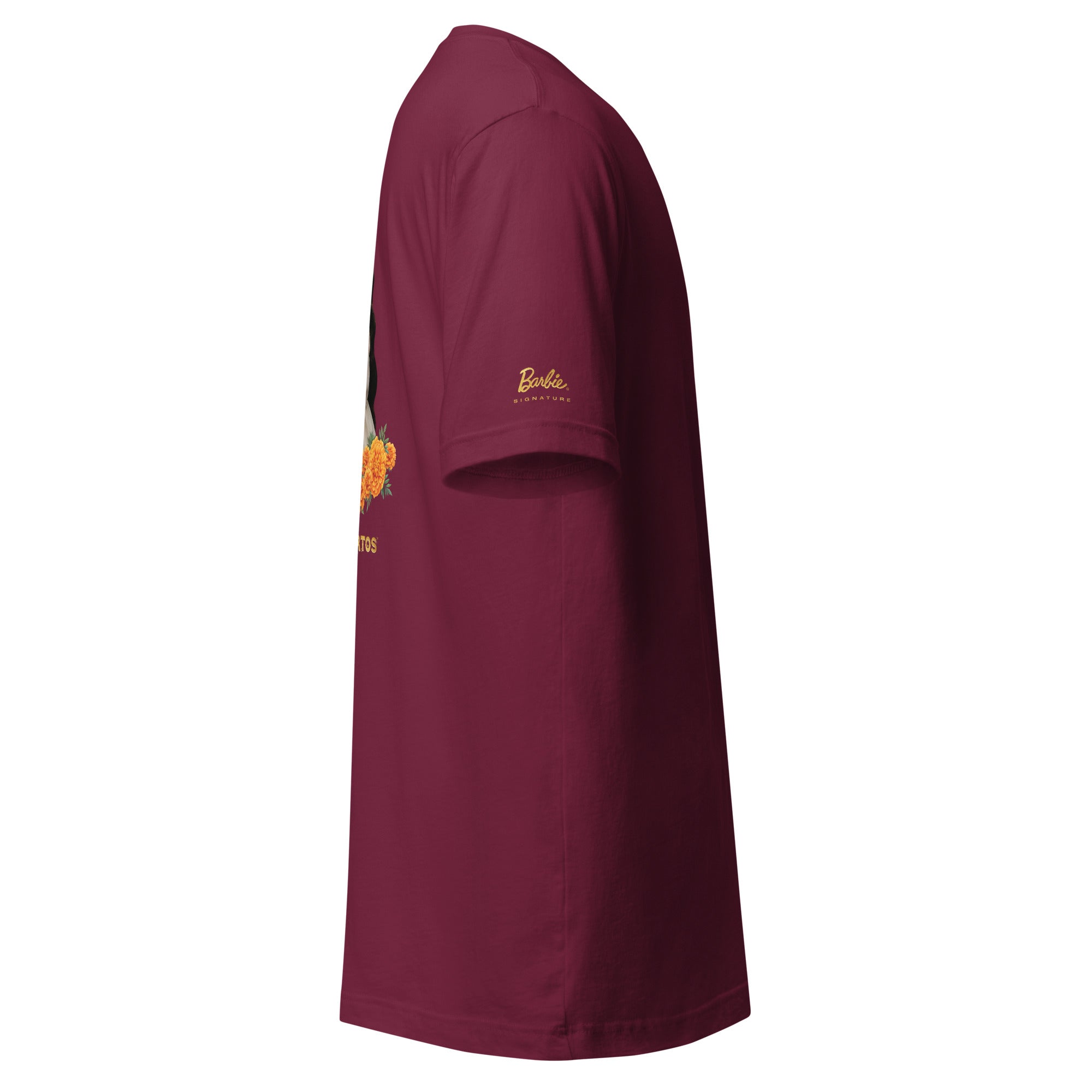 Barbie D??a de Muertos Maroon T-Shirt - Image 9