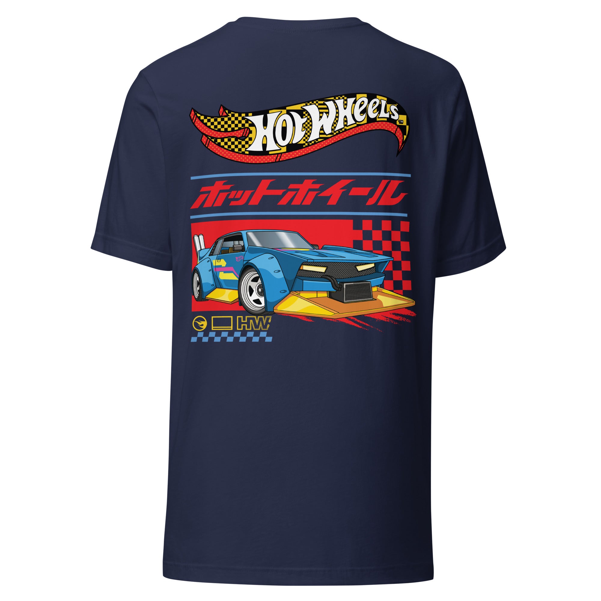 Hot Wheels in Katakana Navy T-Shirt - Image 6