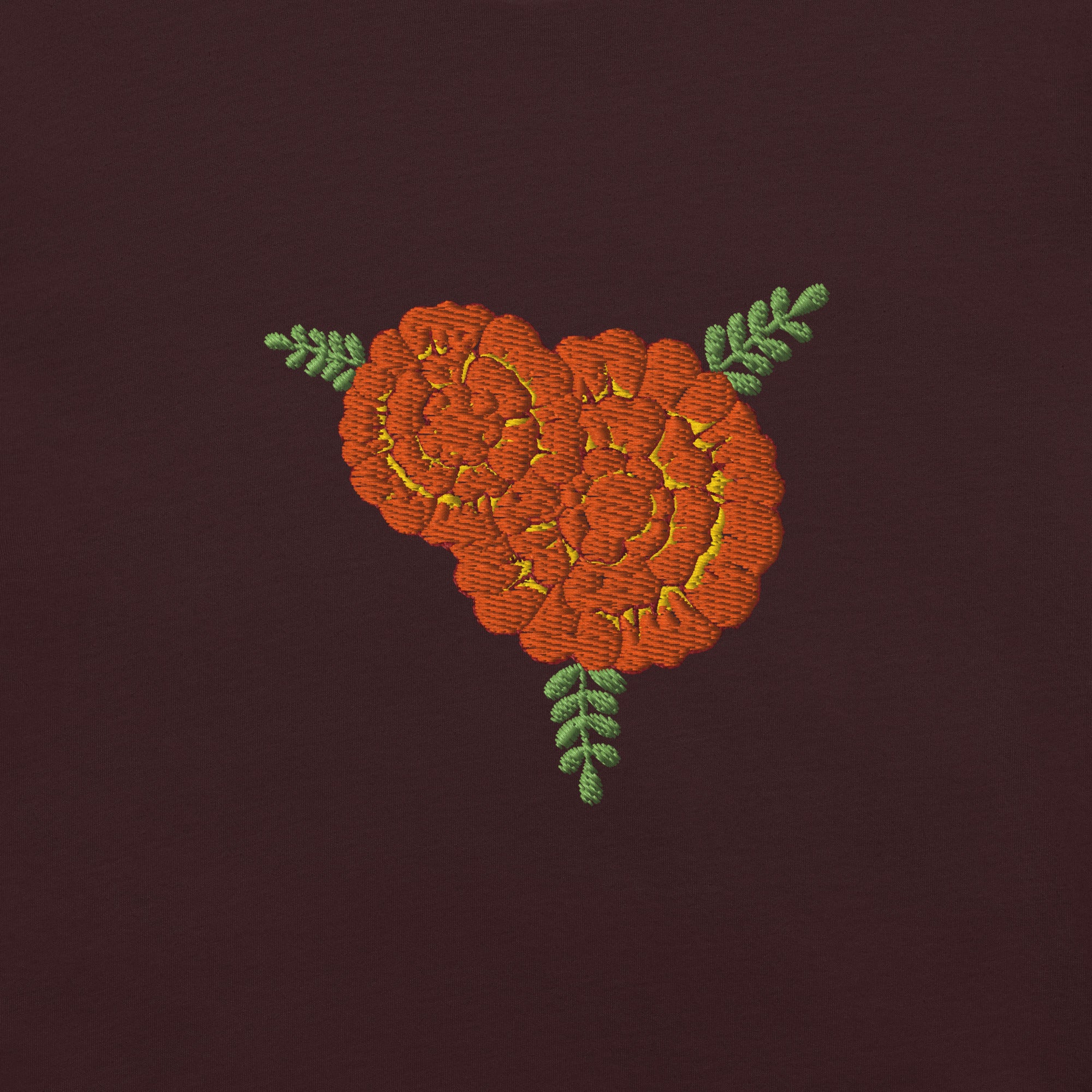 Barbie D??a de Muertos Ken Embroidered Oxblood T-Shirt - Image 2
