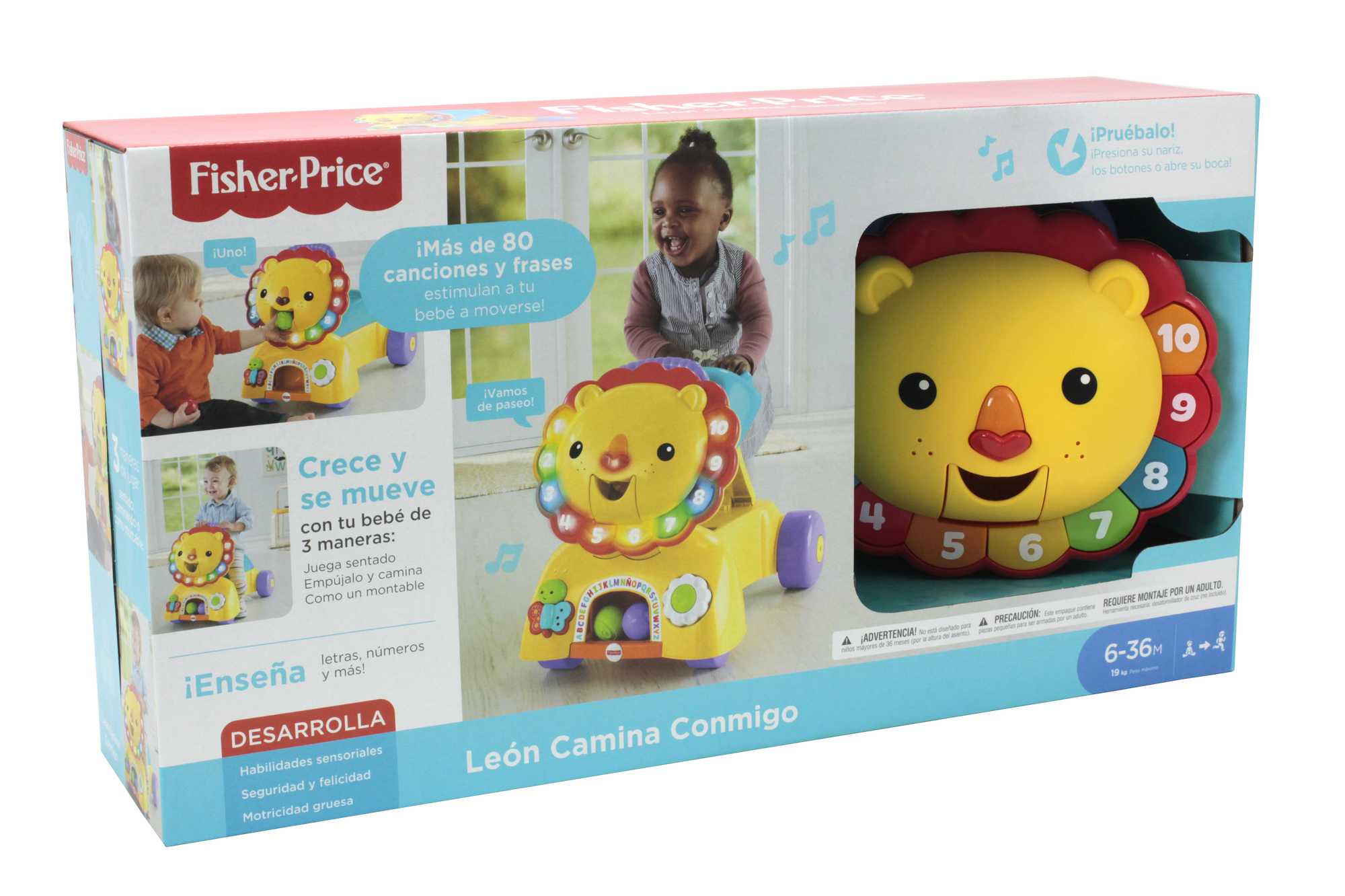 Fisher-Price Infant-Walkers Andador para Beb??s Le?o Anda Comigo - Image 5