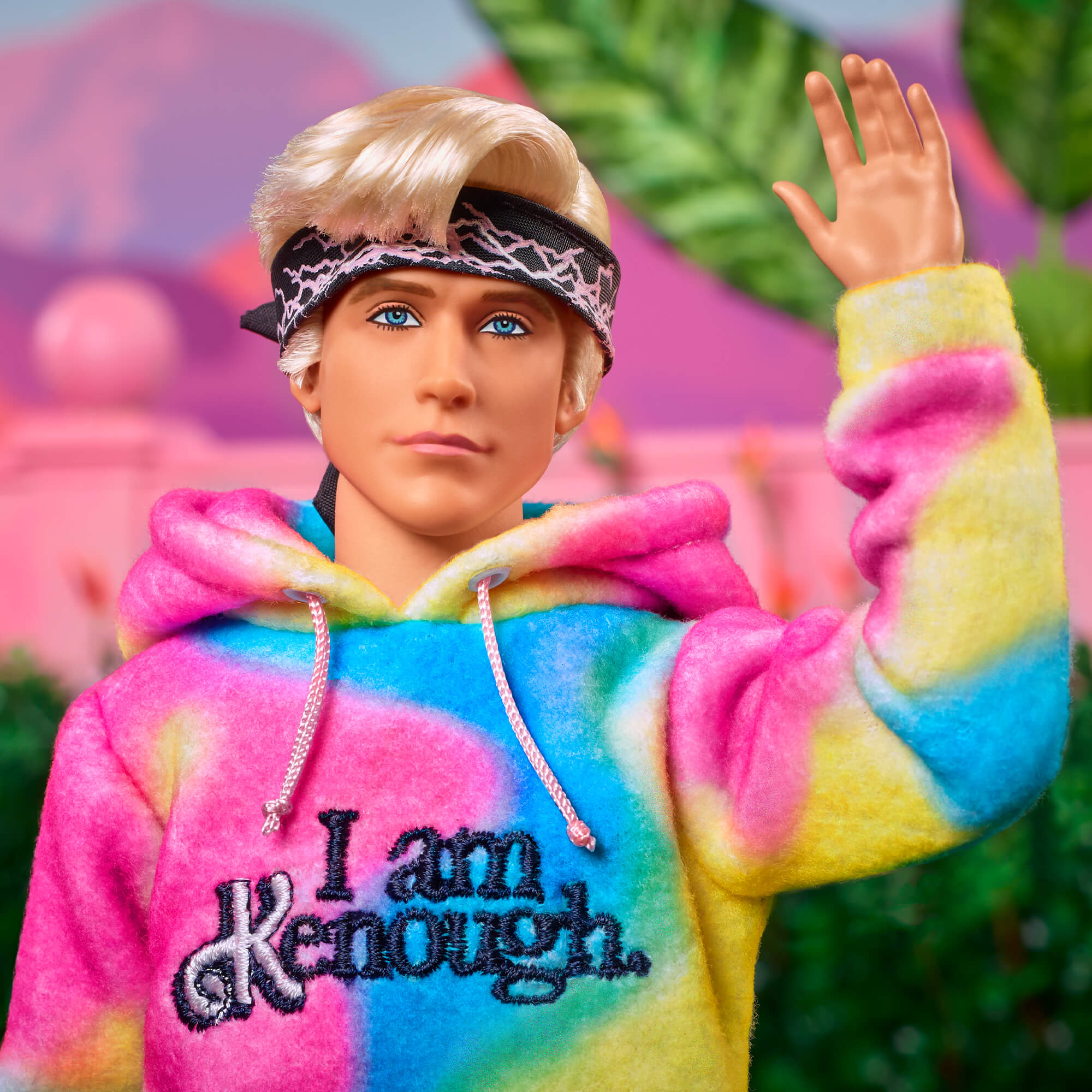 Ken Doll Wearing I Am Kenough Hoodie ?C Barbie The Movie - Image 4