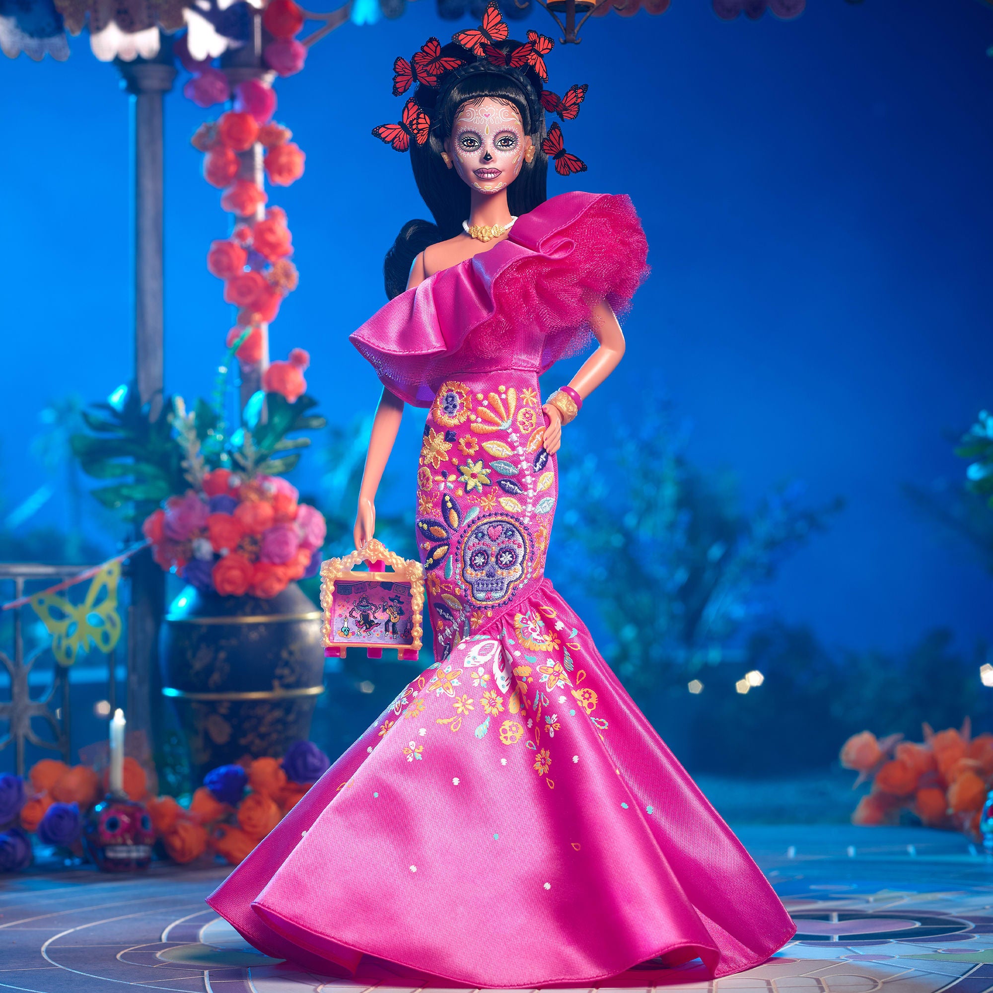 2023 D??a De Muertos Barbie Doll - Image 6