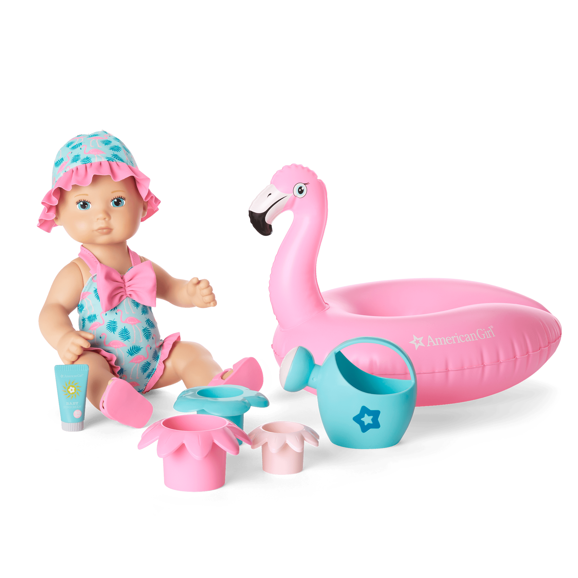Flamingo Fun Play Set (Bitty Baby? Splash?)