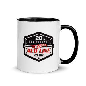 Hot Wheels? Red Line Club? 20th Anniversary Badge Logo Mug