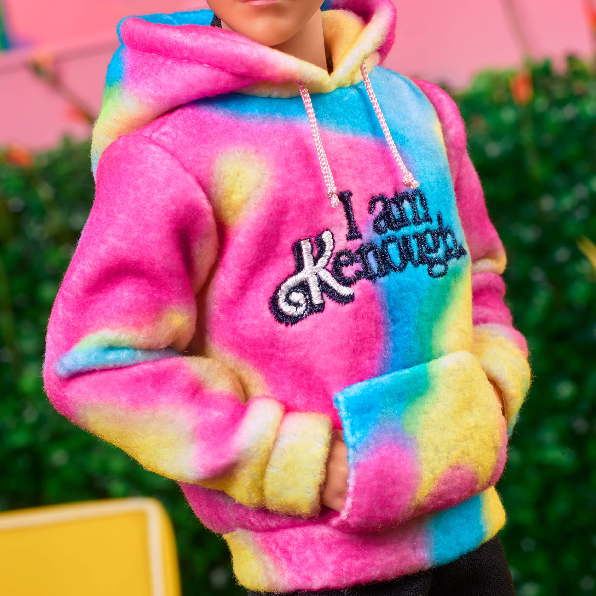 Ken Doll Wearing I Am Kenough Hoodie ?C Barbie The Movie - Image 6