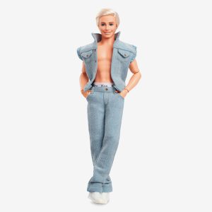 Ken Doll Wearing Denim Matching Set ?C Barbie The Movie