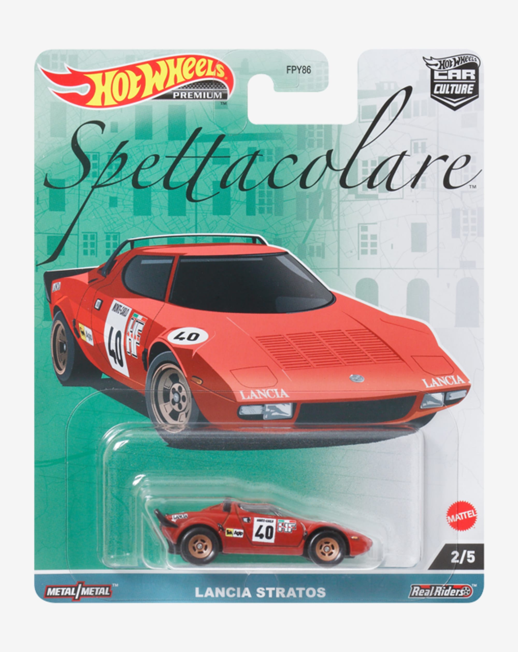 Hot Wheels Premium Car Culture Spettacolare ?C Lancia Stratos