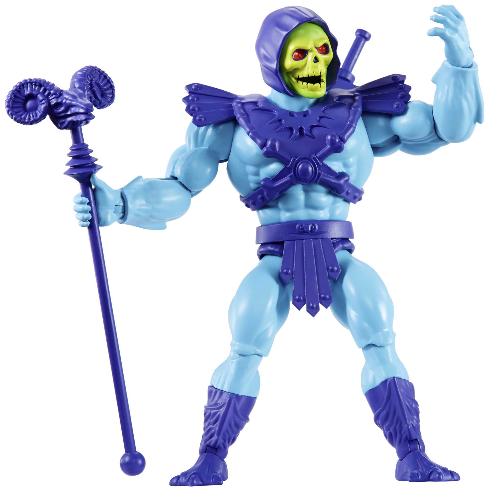 Les Ma?tres de L'Univers Origins ?C Figurine Articul??e Mdu Skeletor de 14?Cm (5.5) Po Avec Baton et ??p??e