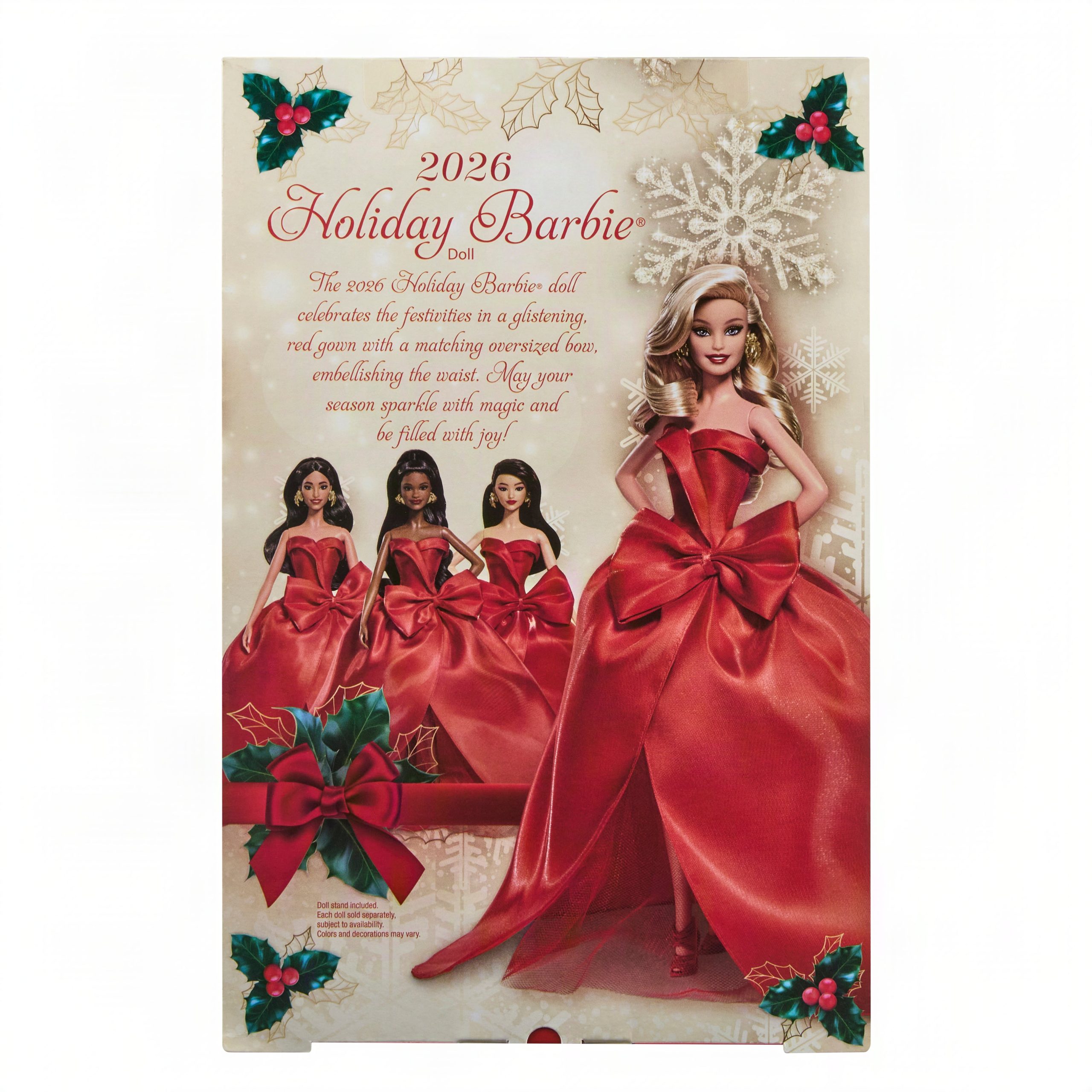 Barbie Signature Mu?eca de Colecci??n Holiday Barbie Rubia - Image 6