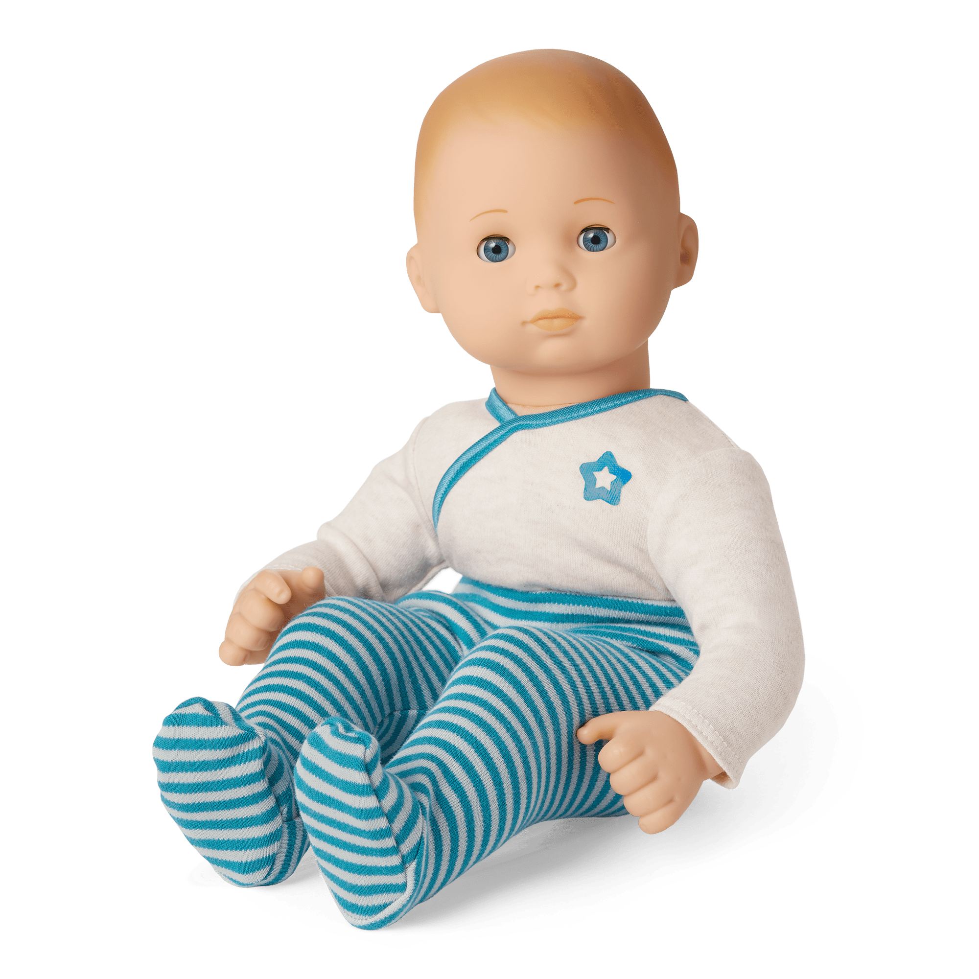 Bitty Baby? Doll #3 with blonde hair in Soft Blue